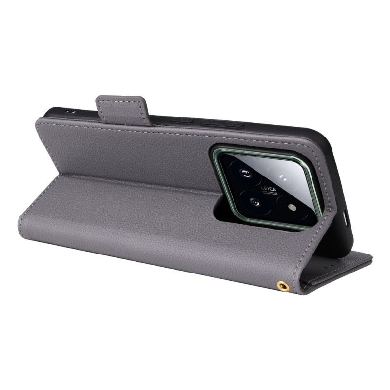 Kožený Kryt Xiaomi 14 Pro Ultra Tenký Pásek