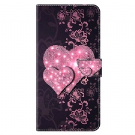 Peněženková Pouzdra Xiaomi 14 Pro Krajkové Srdce