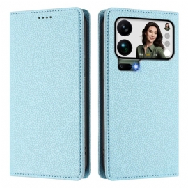 Kožené Pouzdro Xiaomi 17 Pro Max Kryty Na Mobil Rfid Blokování