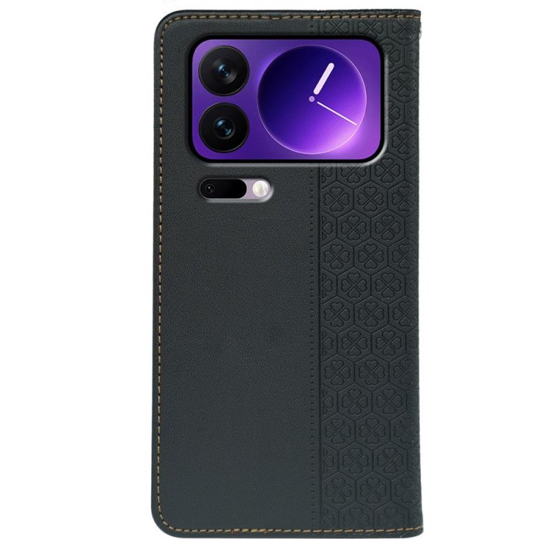 Kožené Pouzdro Xiaomi 17 Pro Max Kryty Na Mobil Čtyřlístky