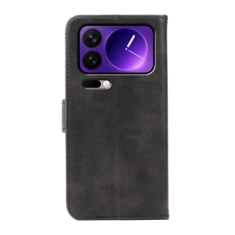 Kožený Kryt Na Xiaomi 17 Pro Max Stojánek A Magnetické Zapínání