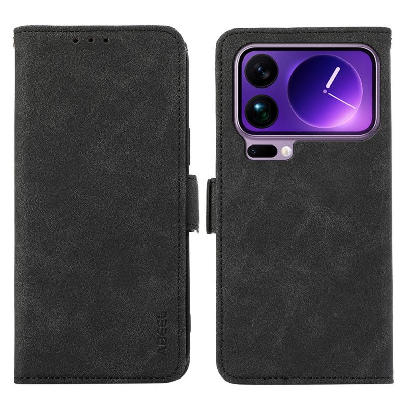 Kožený Kryt Xiaomi 17 Pro Max Abeel Semišový Efekt