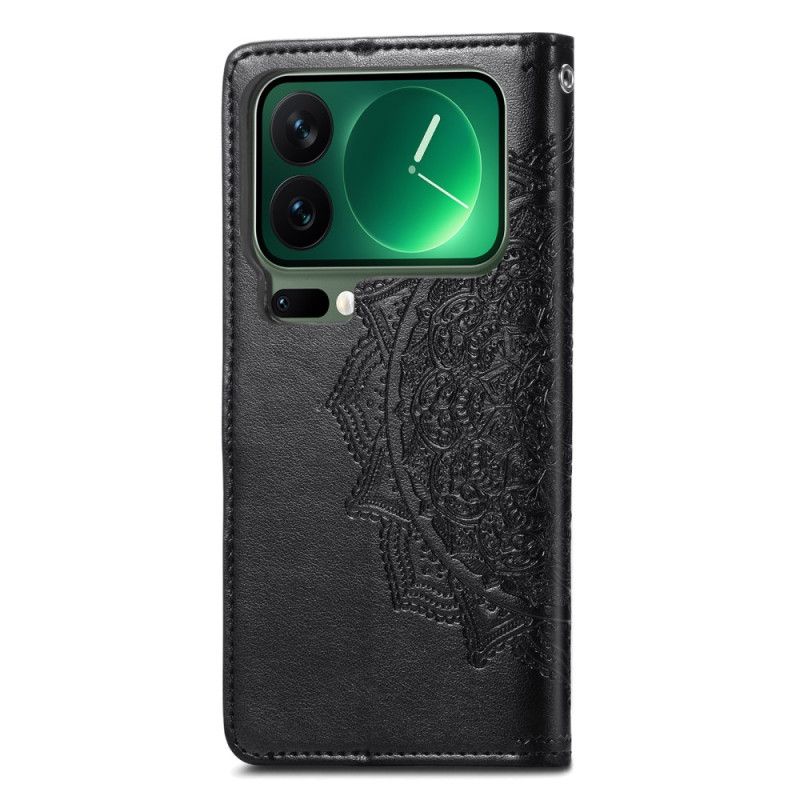 Kožený Kryt Xiaomi 17 Pro Max Barokní Mandala