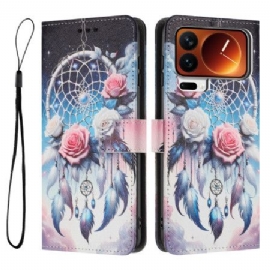 Kožený Kryt Xiaomi 17 Pro Max Lapač Snů A Růže