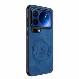 Kryt Xiaomi 17 Pro Max Kožený Efekt Magsafe