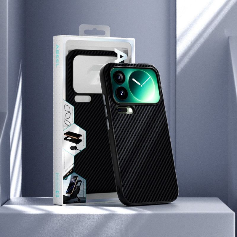 Kryt Xiaomi 17 Pro Max Magnetické Zapínání Z Uhlíkových Vláken Abeel