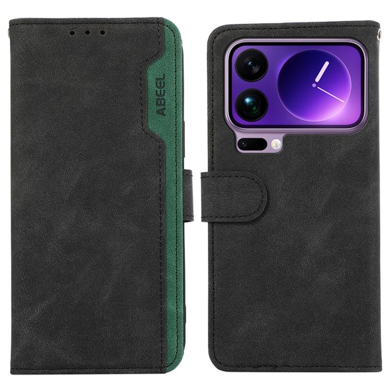 Peněženková Pouzdra Xiaomi 17 Pro Max Kryty Na Mobil Abeel Dvoubarevný