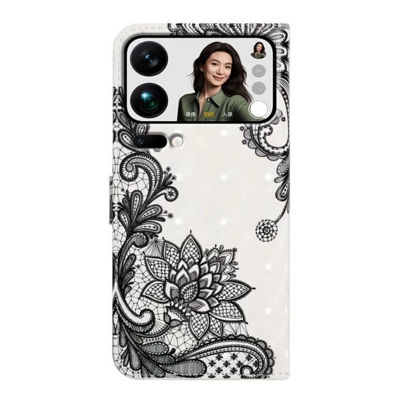 Peněženková Pouzdra Xiaomi 17 Pro Max Kryty Na Mobil Krajka