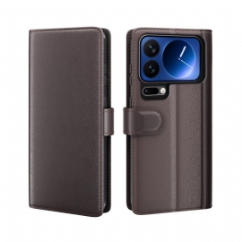 Peněženková Pouzdra Xiaomi 17 Pro Max Pravá Kůže