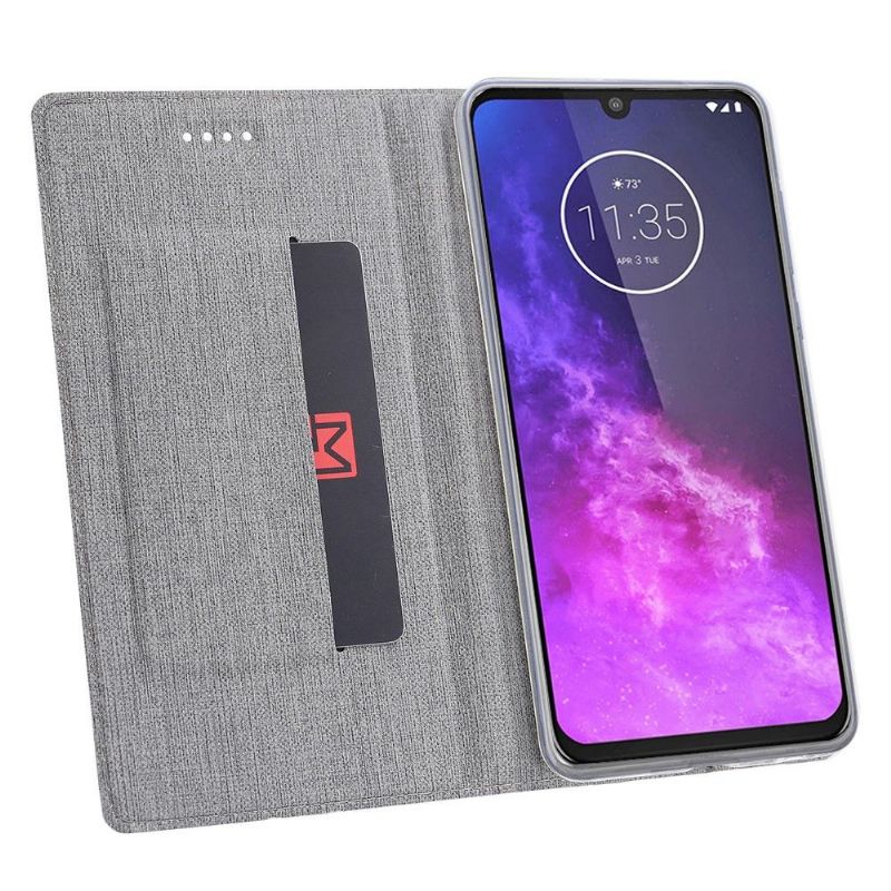 Kožené Pouzdro Na Motorola Moto G8 Plus Funkce Podpory Vzpěr