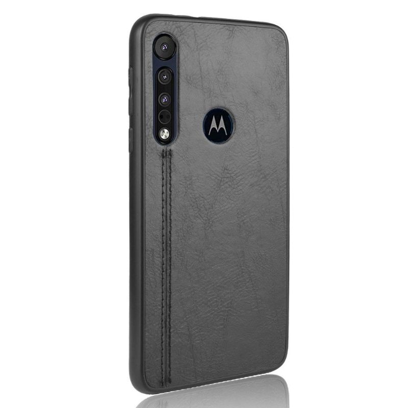 Kryt Na Motorola Moto G8 Plus Kožený Efekt