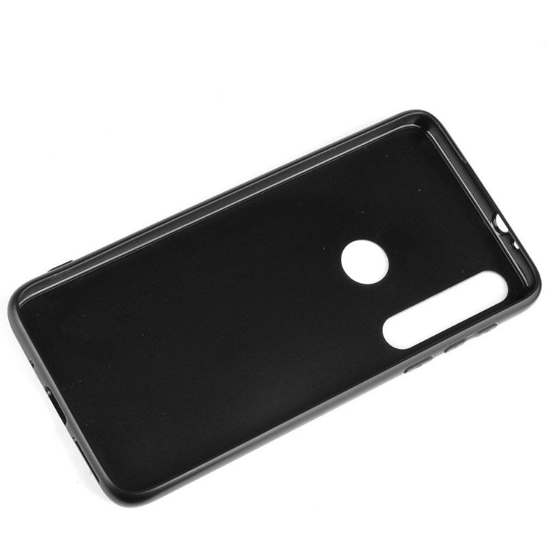 Kryt Na Motorola Moto G8 Plus Kožený Efekt
