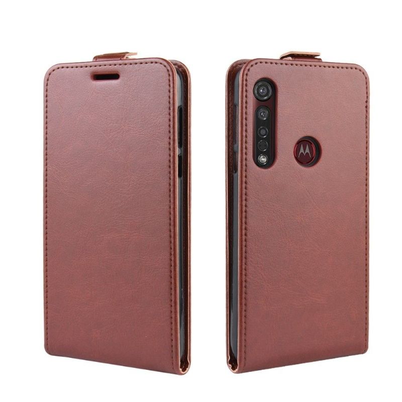 Pouzdra Na Motorola Moto G8 Plus Flipové Pouzdro Vertikální Umělá Kůže