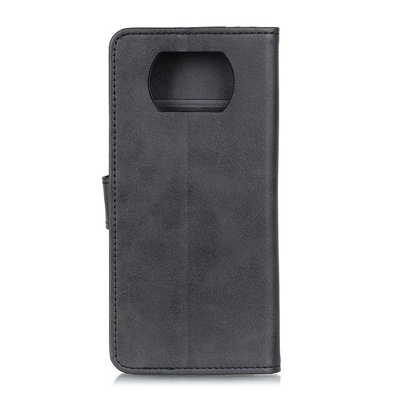 Flipové Pouzdro Na Poco X3 / X3 Pro / X3 NFC Efekt Matné Kůže Marius