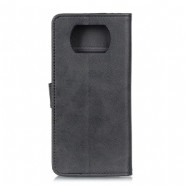 Flipové Pouzdro Na Poco X3 / X3 Pro / X3 NFC Efekt Matné Kůže Marius