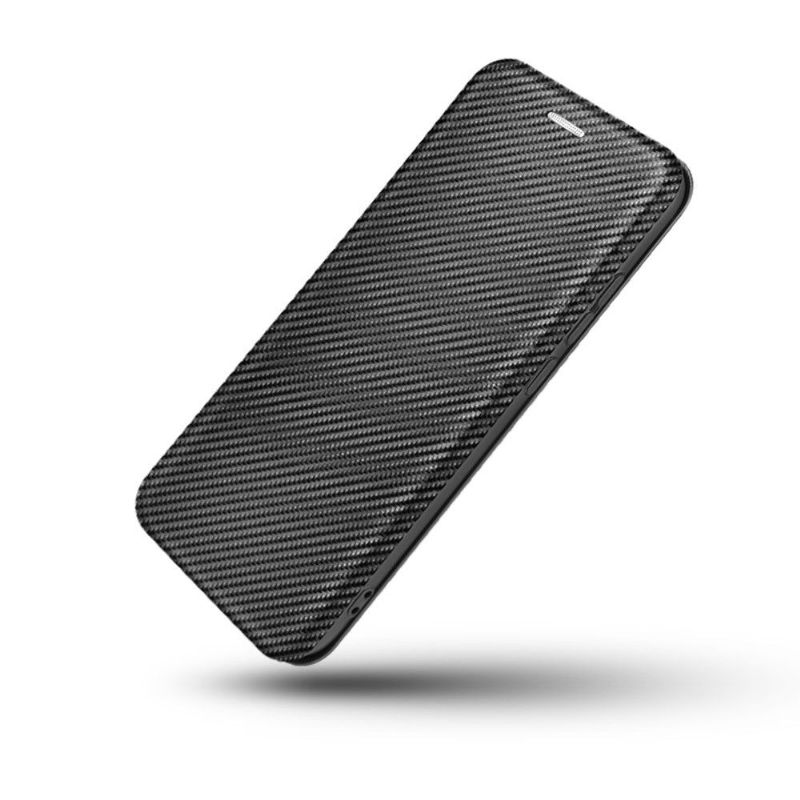 Flipové Pouzdro Na Poco X3 / X3 Pro / X3 NFC Efekt Uhlíkových Vláken