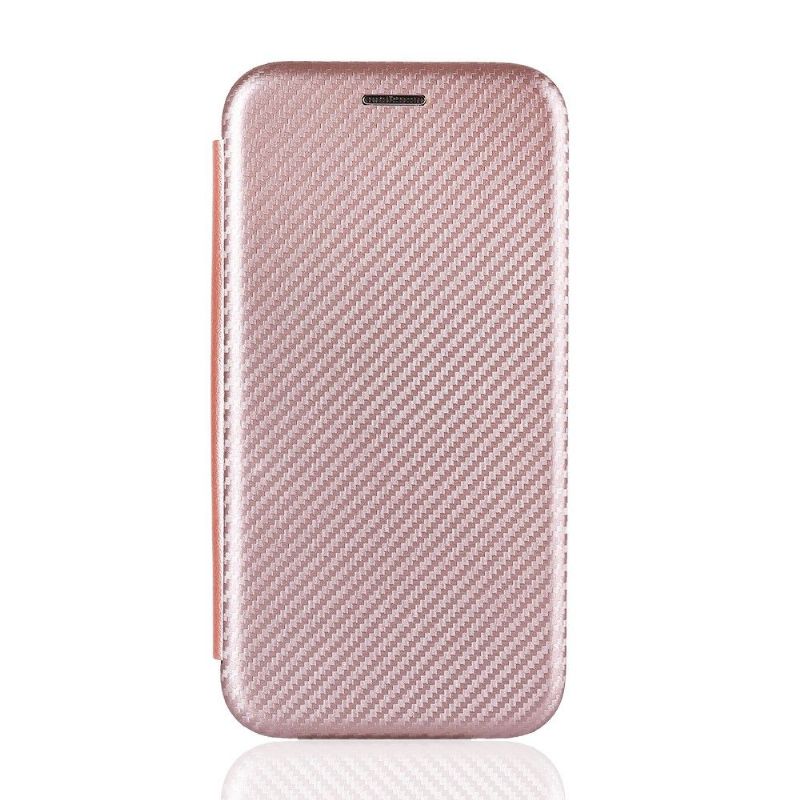 Flipové Pouzdro Na Poco X3 / X3 Pro / X3 NFC Efekt Uhlíkových Vláken