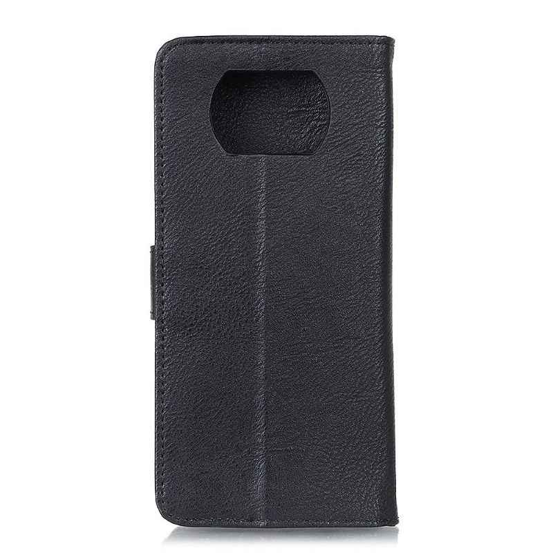 Flipové Pouzdro Na Poco X3 / X3 Pro / X3 NFC Khazneh Kožený Efekt