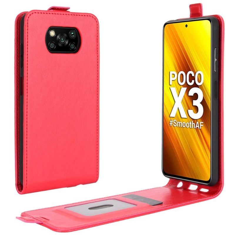 Flipové Pouzdro Na Poco X3 / X3 Pro / X3 NFC Kožené Pouzdro Vertikální Umělá Kůže