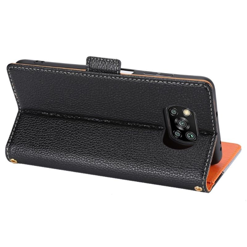 Flipové Pouzdro Na Poco X3 / X3 Pro / X3 NFC Tříbarevná Eva