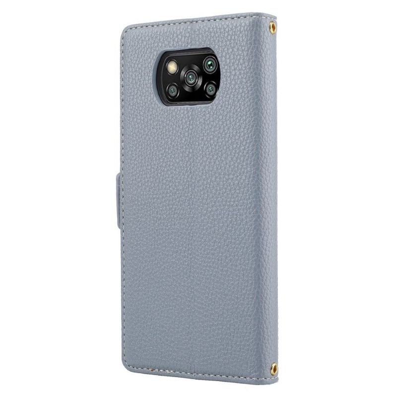 Flipové Pouzdro Na Poco X3 / X3 Pro / X3 NFC Tříbarevná Eva