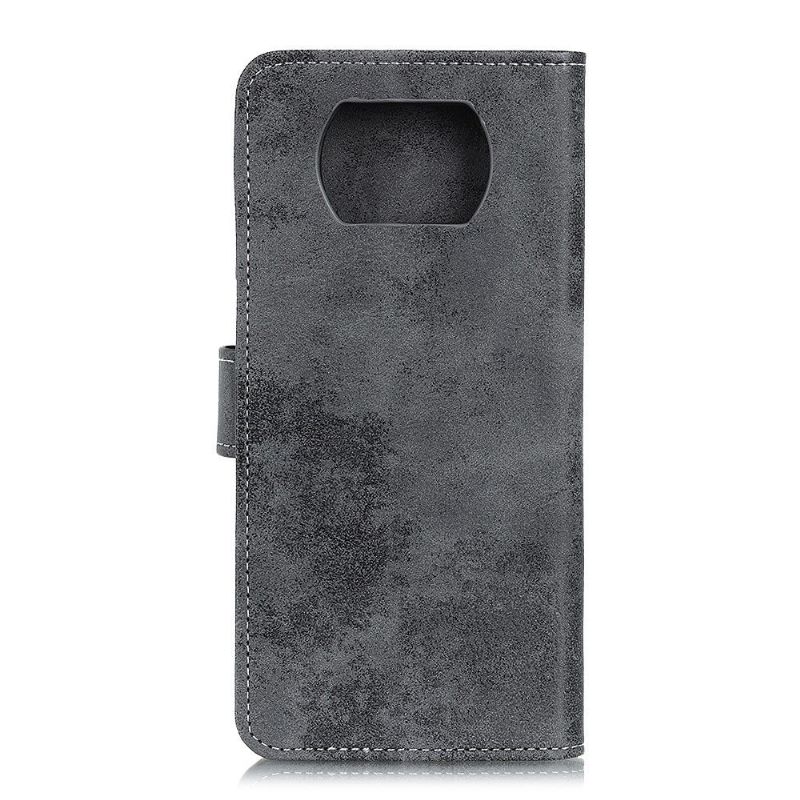 Flipové Pouzdro Na Poco X3 / X3 Pro / X3 NFC Vintage Umělá Kůže Cyrius