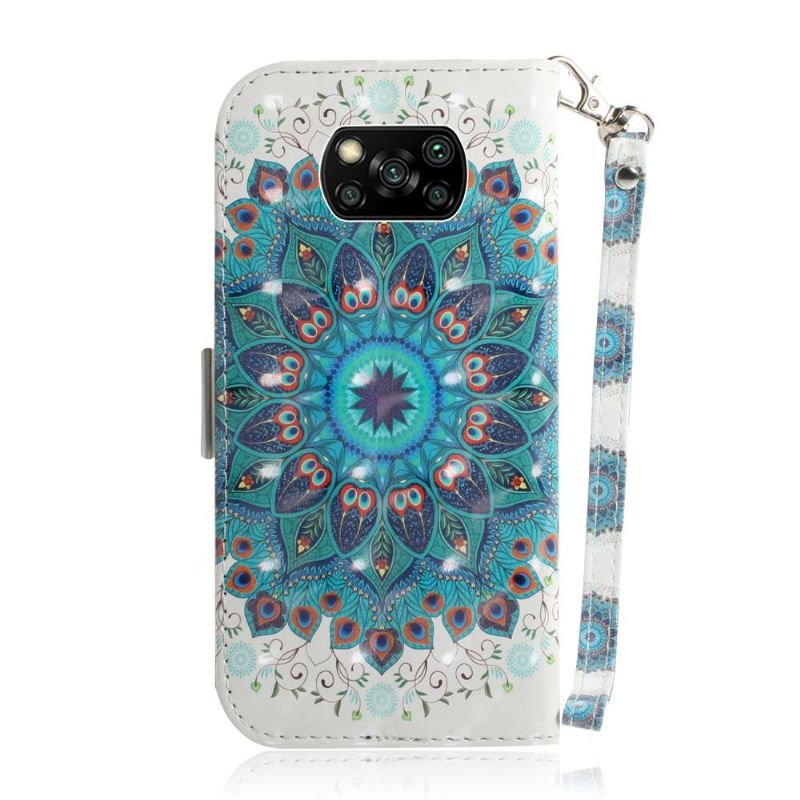 Kožené Pouzdro Na Poco X3 / X3 Pro / X3 NFC Květinová Mandala