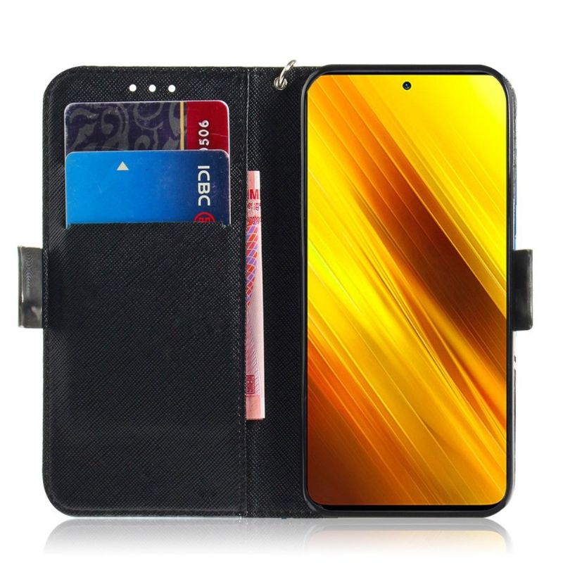 Kožené Pouzdro Na Poco X3 / X3 Pro / X3 NFC Květinová Mandala