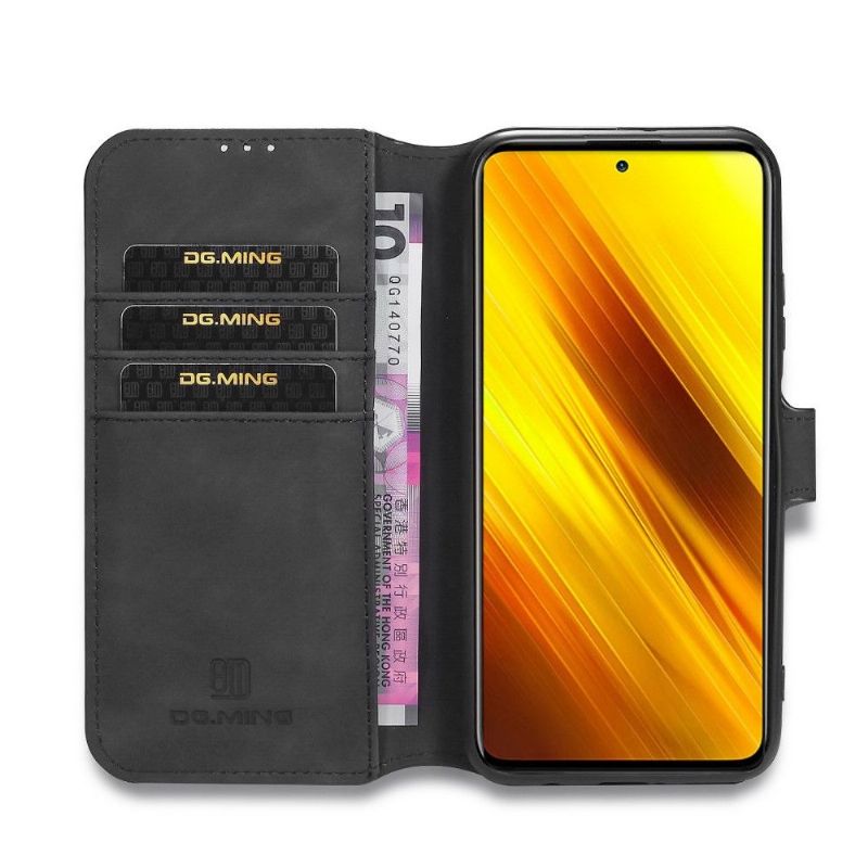 Kožené Pouzdro Na Poco X3 / X3 Pro / X3 NFC Retro Styl Dg Ming