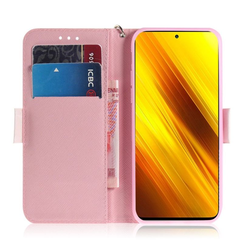 Kožené Pouzdro Na Poco X3 / X3 Pro / X3 NFC Roztomilá Panda