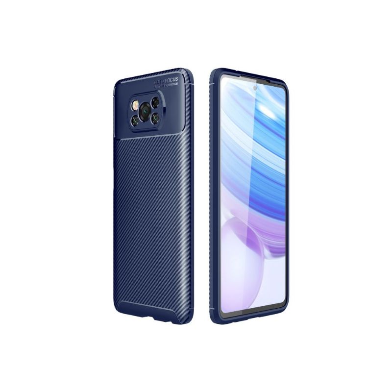 Kryt Na Poco X3 / X3 Pro / X3 NFC Efekt Uhlíkových Vláken