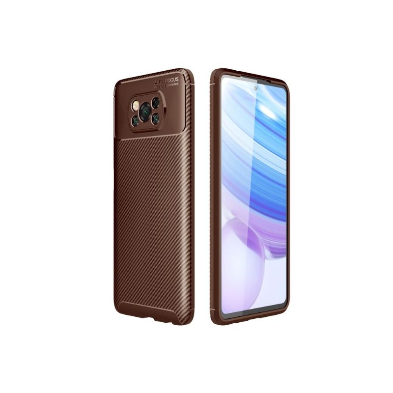 Kryt Na Poco X3 / X3 Pro / X3 NFC Efekt Uhlíkových Vláken