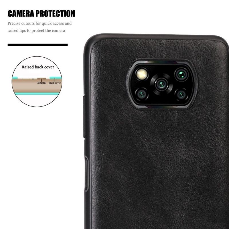 Kryt Na Poco X3 / X3 Pro / X3 NFC Kožený Efekt Milena