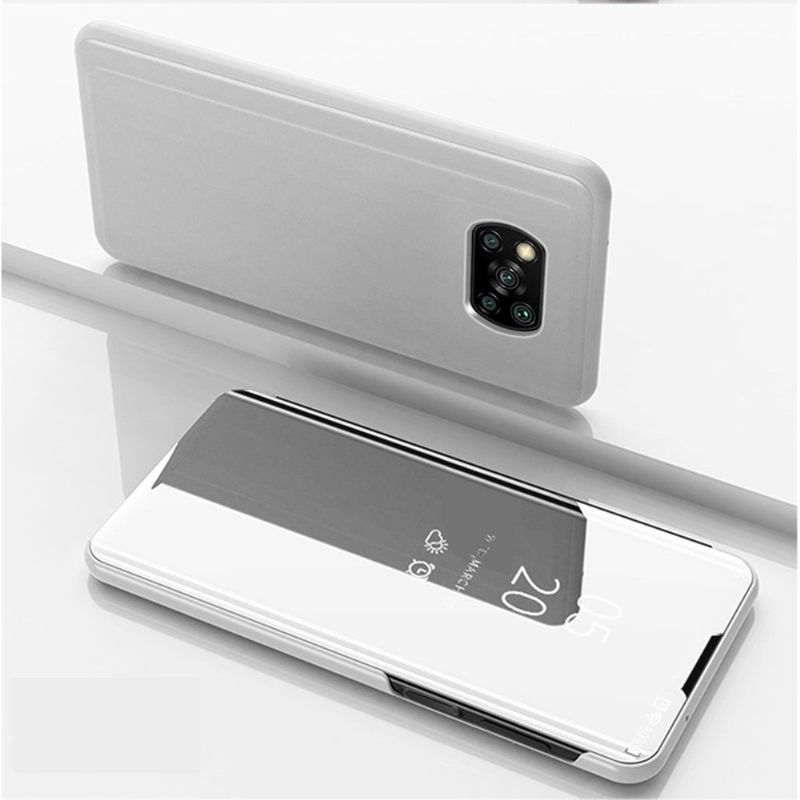 Kryty Na Mobil Na Poco X3 / X3 Pro / X3 NFC Flipové Pouzdro Zrcadlový Efekt