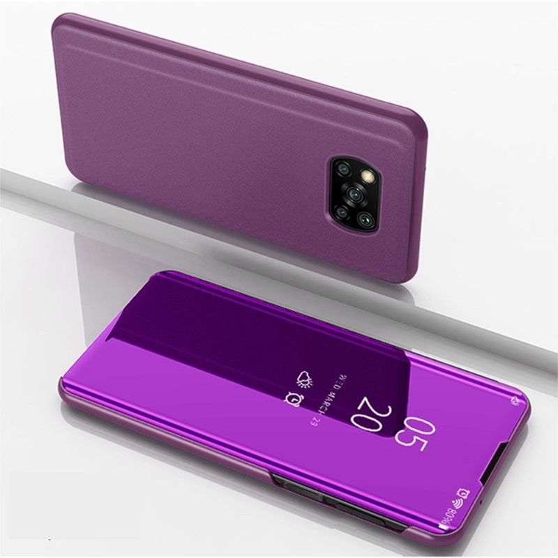 Kryty Na Mobil Na Poco X3 / X3 Pro / X3 NFC Flipové Pouzdro Zrcadlový Efekt