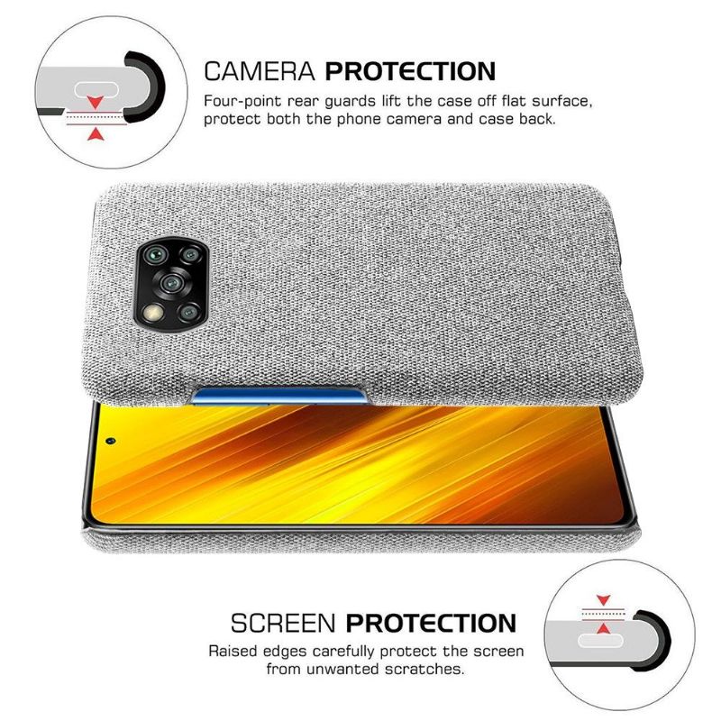 Kryty Na Mobil Na Poco X3 / X3 Pro / X3 NFC Látkový Potah