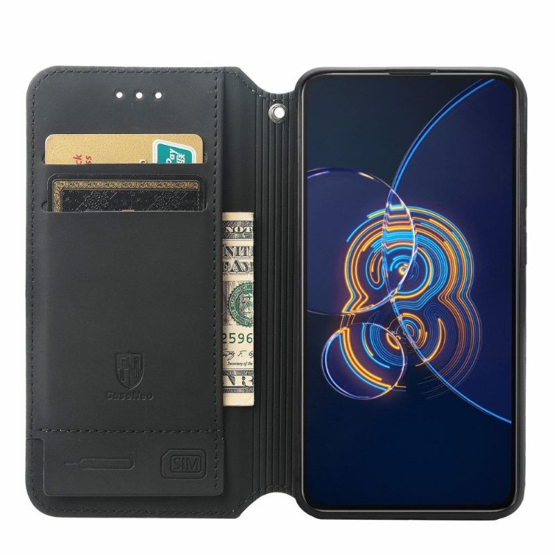 Flipové Pouzdro Na Asus Zenfone 8 Flip Kožené Pouzdro 3d Kostka