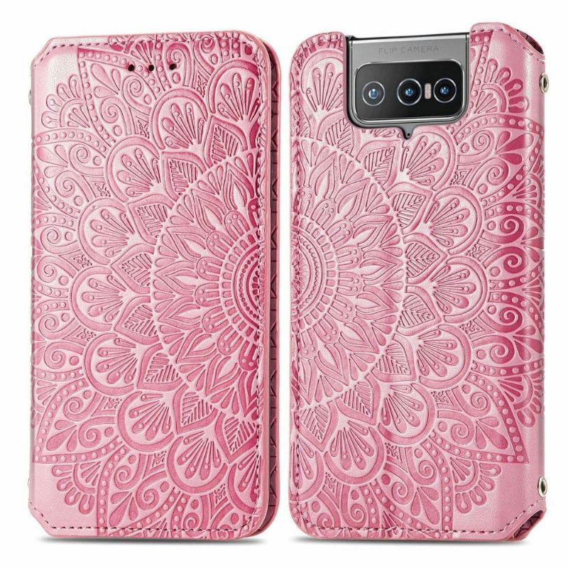 Flipové Pouzdro Na Asus Zenfone 8 Flip Kožené Pouzdro Elegantní Mandala