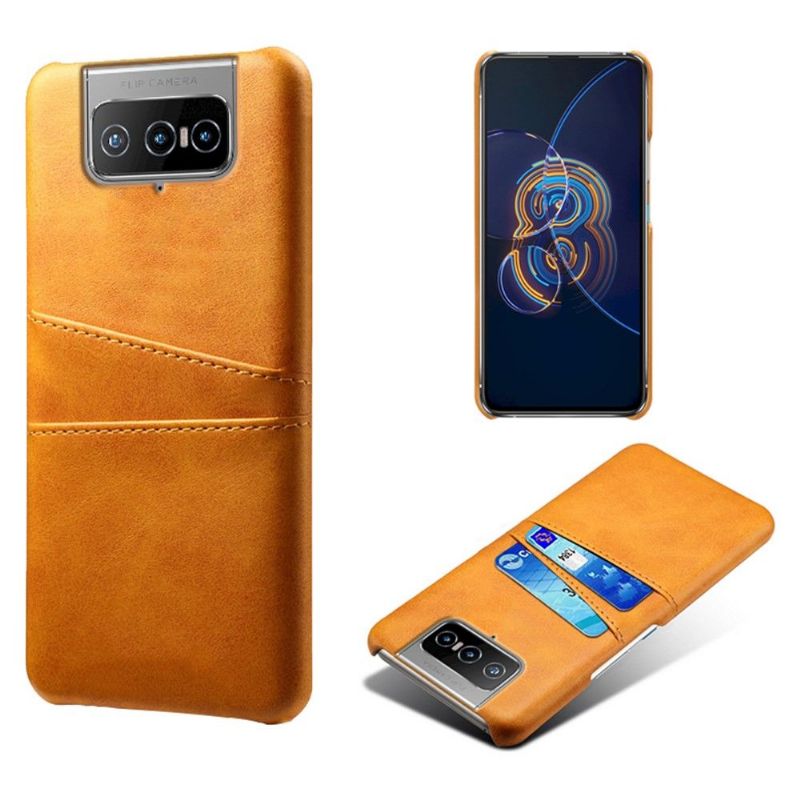 Kryt Na Asus Zenfone 8 Flip Flipové Pouzdro Držák Karet S Efektem Melody Leather