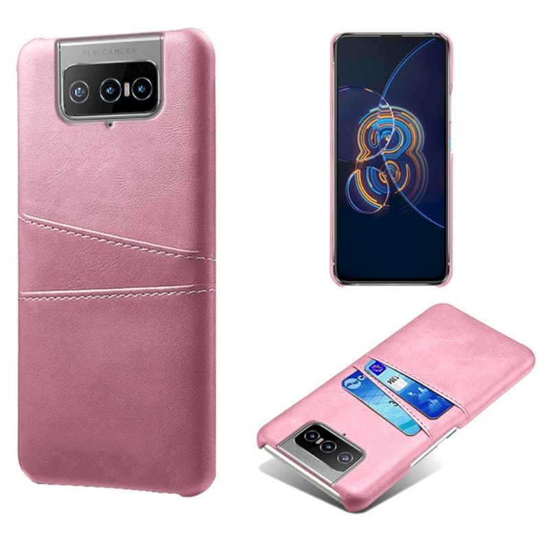 Kryt Na Asus Zenfone 8 Flip Flipové Pouzdro Držák Karet S Efektem Melody Leather