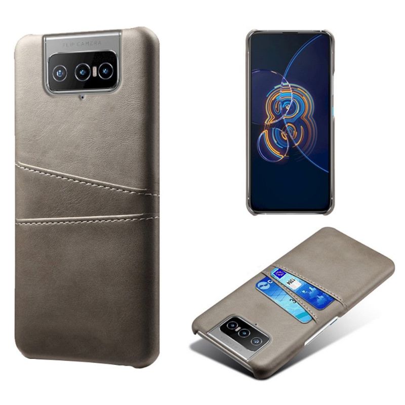 Kryt Na Asus Zenfone 8 Flip Flipové Pouzdro Držák Karet S Efektem Melody Leather