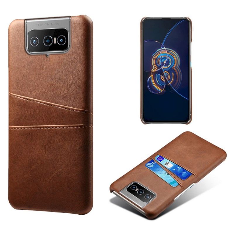 Kryt Na Asus Zenfone 8 Flip Flipové Pouzdro Držák Karet S Efektem Melody Leather
