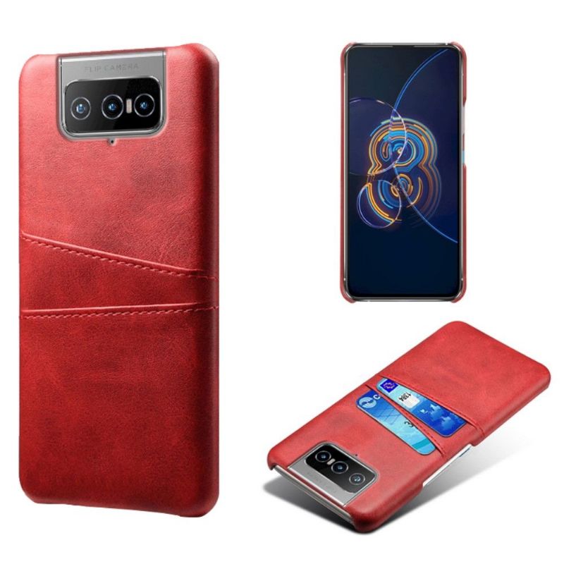 Kryt Na Asus Zenfone 8 Flip Flipové Pouzdro Držák Karet S Efektem Melody Leather