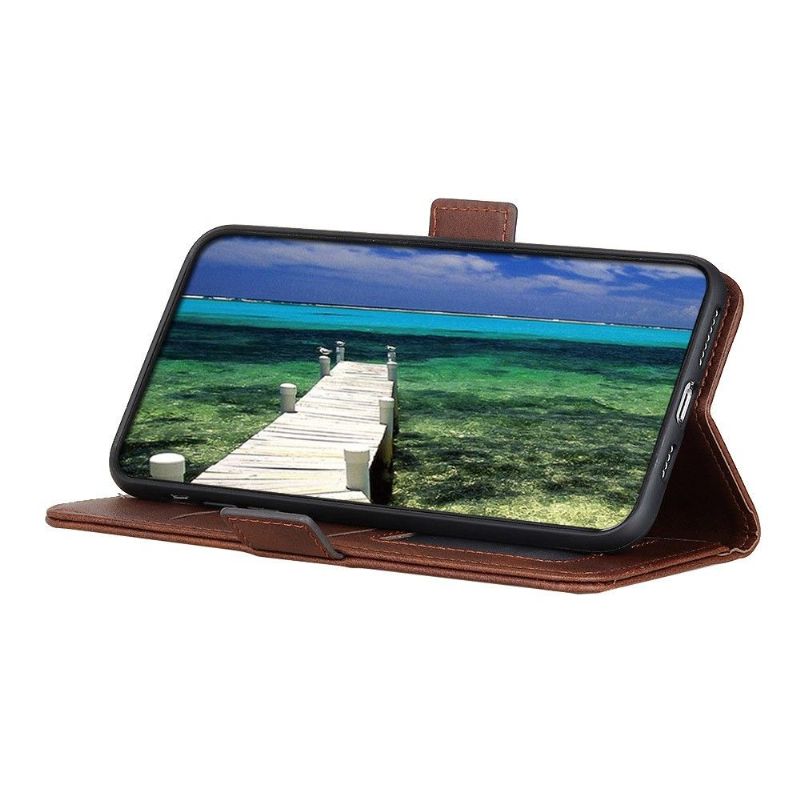 Pouzdra Na Asus Zenfone 8 Flip Peněženkové Pouzdro Flipové Pouzdro Matný Kožený Kryt