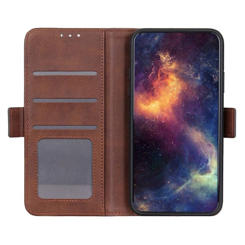 Pouzdra Na Asus Zenfone 8 Flip Peněženkové Pouzdro Flipové Pouzdro Matný Kožený Kryt