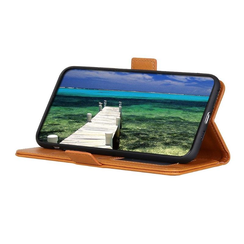 Pouzdra Na Asus Zenfone 8 Flip Peněženkové Pouzdro Flipové Pouzdro Matný Kožený Kryt