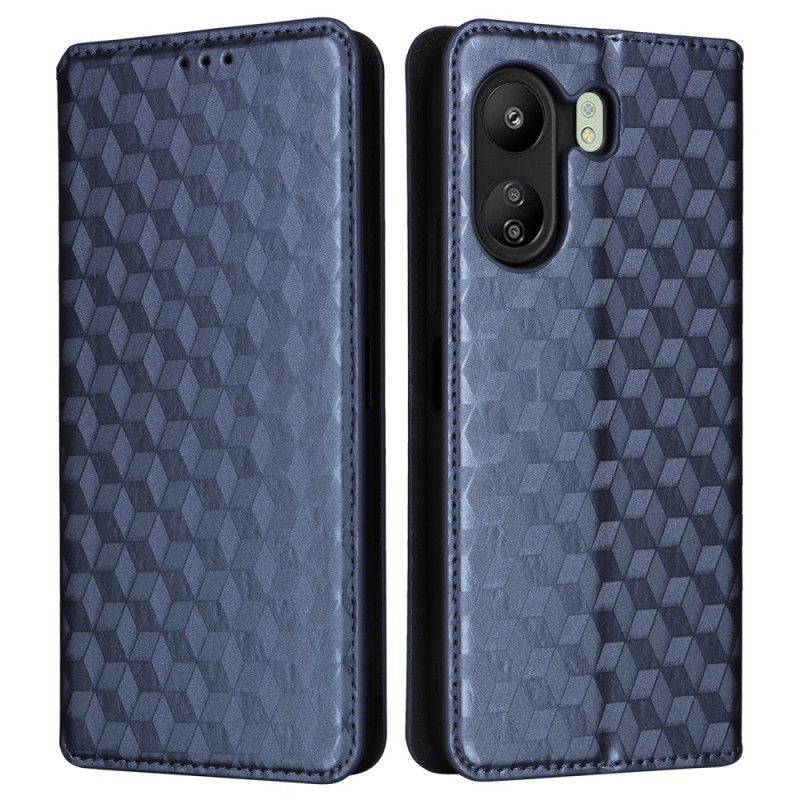 Kožené Pouzdro Folio Na Poco C65 3d Diamanty