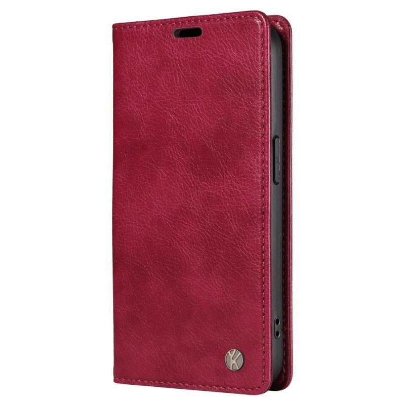 Kožené Pouzdro Folio Na Poco C65 Yikatu