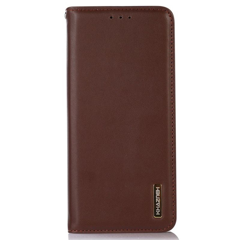 Kožené Pouzdro Folio Poco C65 Khazneh Kůže