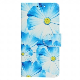 Kožený Kryt Poco C65 Orchideje
